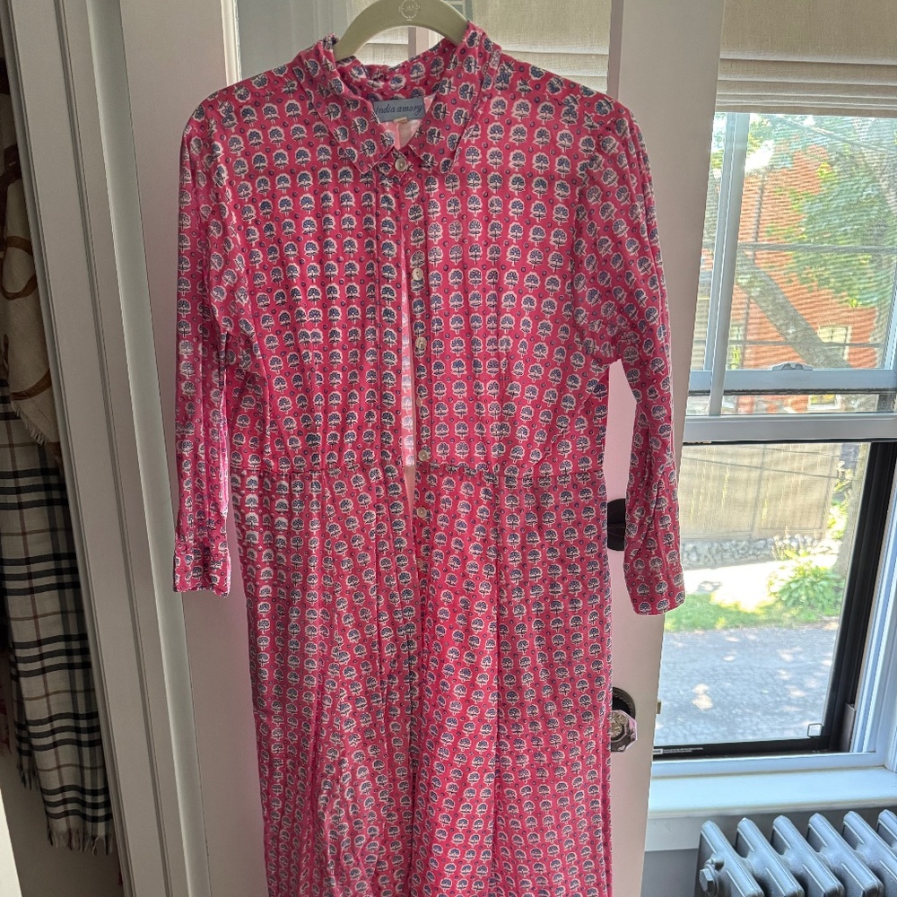 Julia Amory Pink Shirt Dress